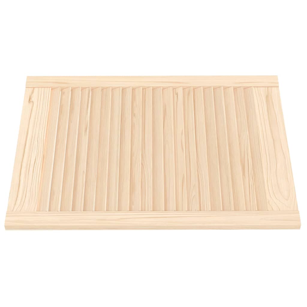 Portes d'armoires Vidaxl avec des lattes 2 PCS 69x49.4 cm Pine solide