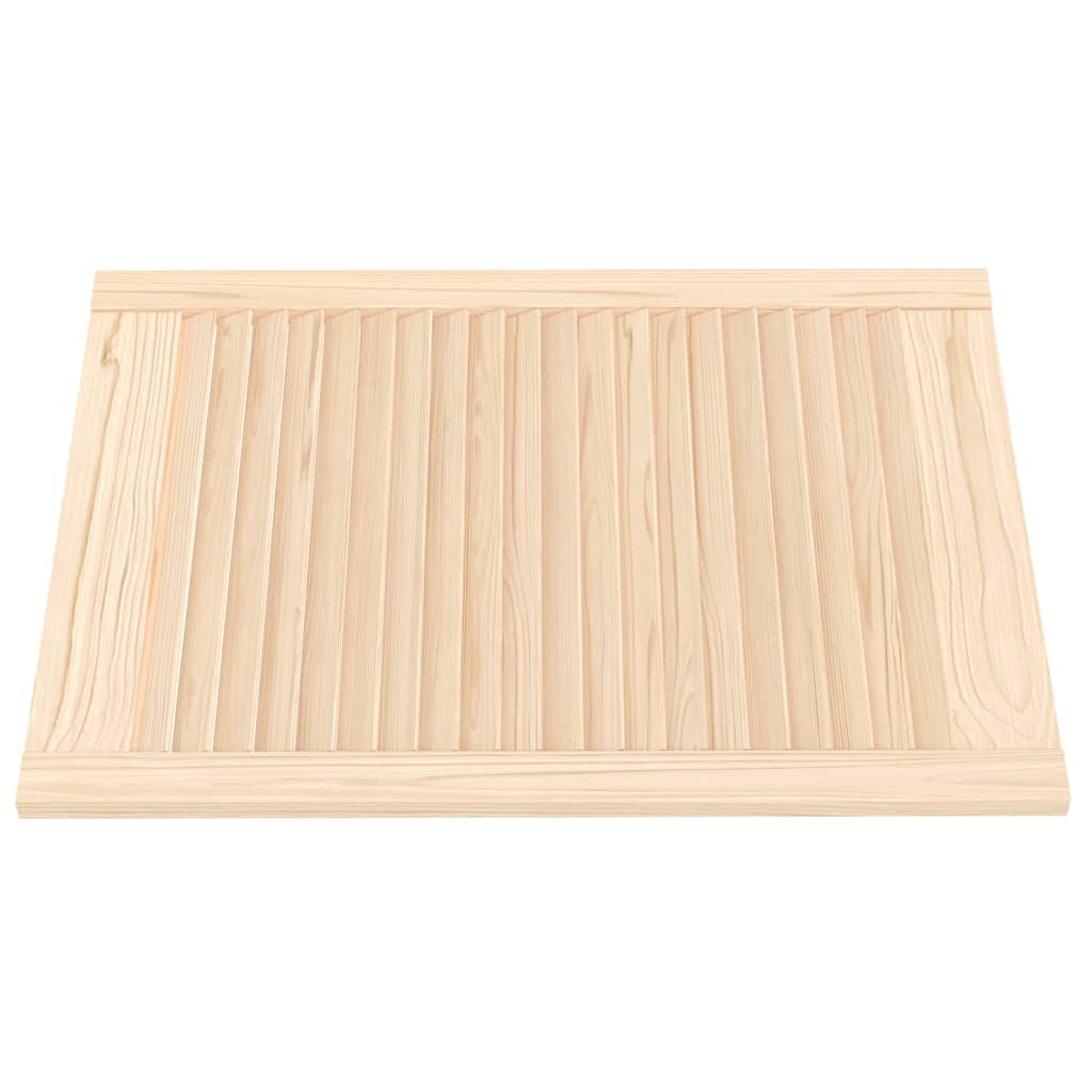 Portes de placard Vidaxl avec des lattes 4 pcs 69x49.4 cm Pine solide