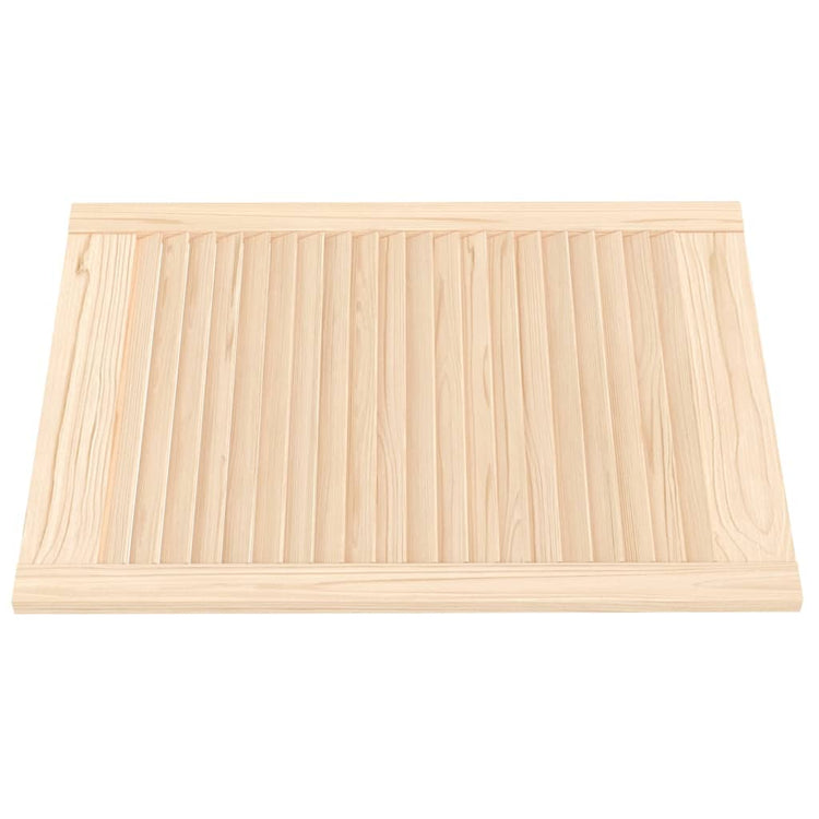 Portes de placard Vidaxl avec des lattes 4 pcs 69x49.4 cm Pine solide