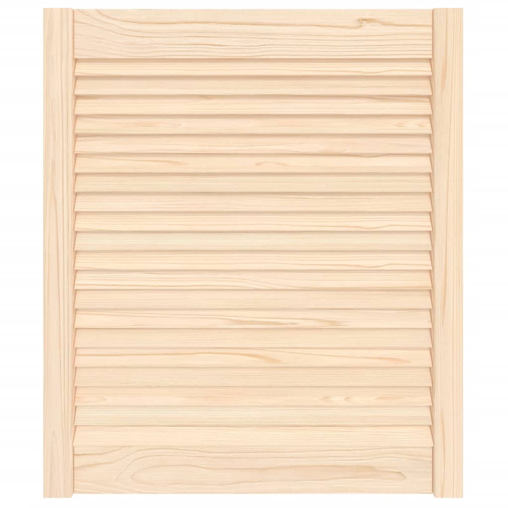 Porte d'armoire Vidaxl avec des lattes 69x59,4 cm Pine solide