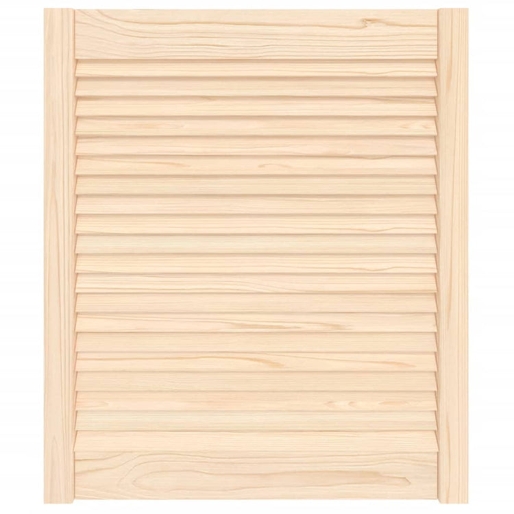 Porte d'armoire Vidaxl avec des lattes 69x59,4 cm Pine solide