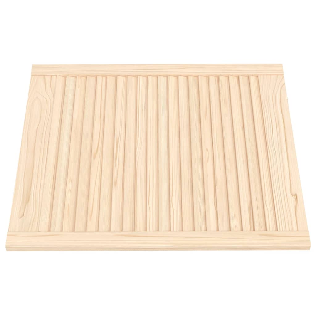 Porte d'armoire Vidaxl avec des lattes 69x59,4 cm Pine solide