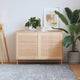 Portes de placard Vidaxl avec des lattes 2 pcs 69x59.4 cm Pine solide