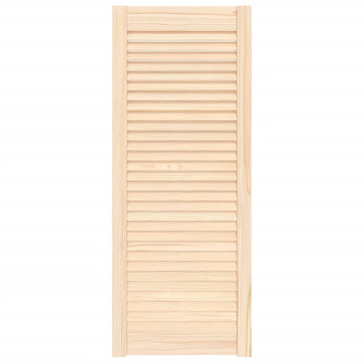 Porte d'armoire Vidaxl avec des lattes 99.3x39.4 cm Pine solide