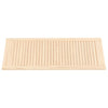 Portes de placard Vidaxl avec des lattes 2 pcs 99.3x39.4 cm Pine solide