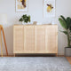 Portes de placard Vidaxl avec des lattes 4 pcs 99.3x39.4 cm Pine solide
