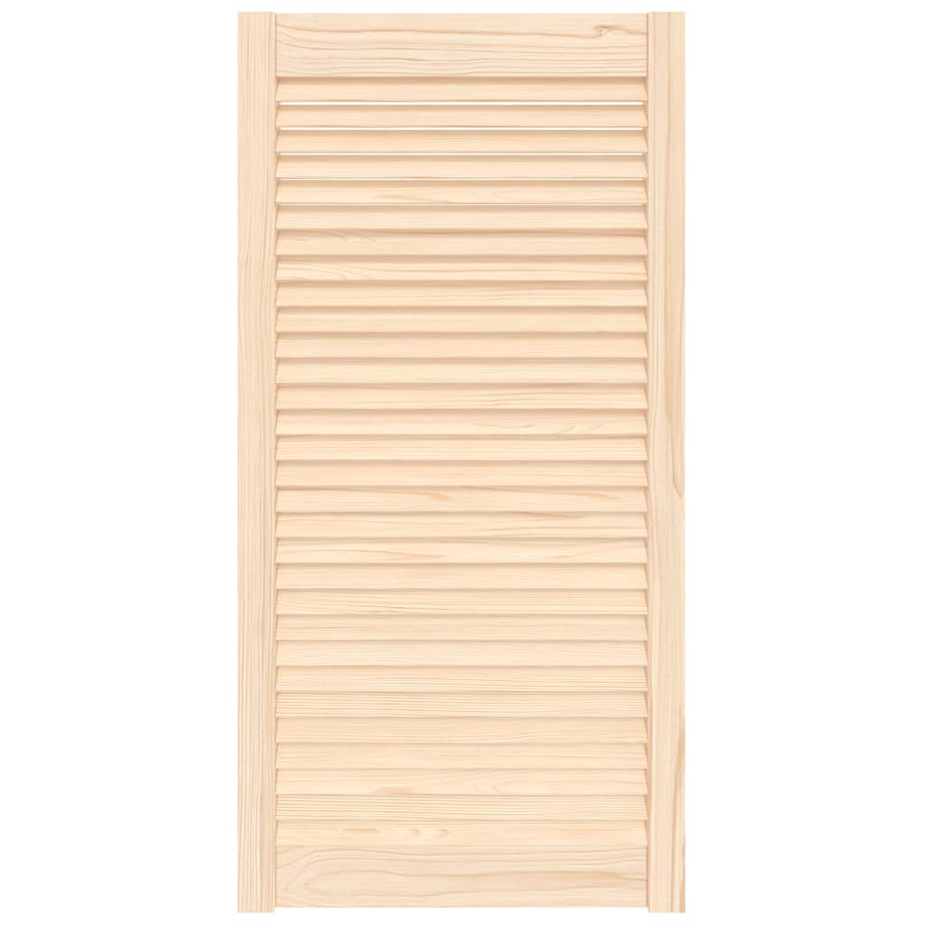 Porte d'armoire Vidaxl avec des lattes 99.3x49.4 cm Pine solide