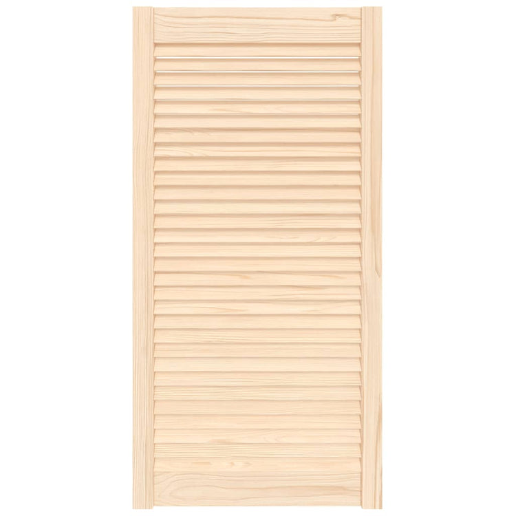 Porte d'armoire Vidaxl avec des lattes 99.3x49.4 cm Pine solide