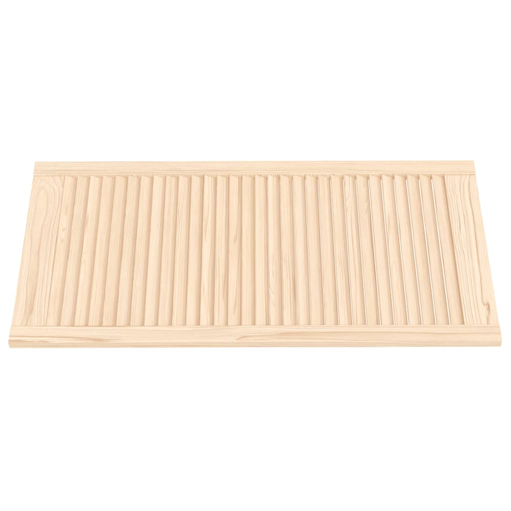 Porte d'armoire Vidaxl avec des lattes 99.3x49.4 cm Pine solide