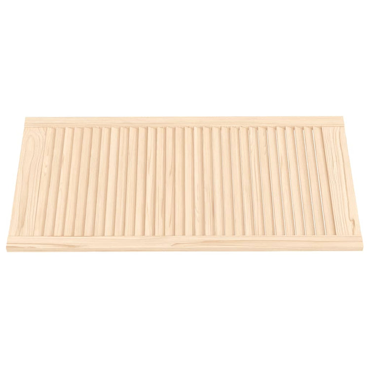 Porte d'armoire Vidaxl avec des lattes 99.3x49.4 cm Pine solide