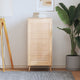 Porte d'armoire Vidaxl avec des lattes 99.3x49.4 cm Pine solide
