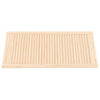 Portes d'armoires Vidaxl avec des lattes 2 pcs 99.3x49.4 cm Pine solide