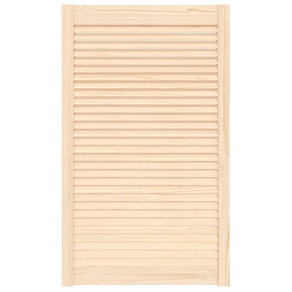 Porte d'armoire Vidaxl avec des lattes 99.3x59.4 cm Pine solide