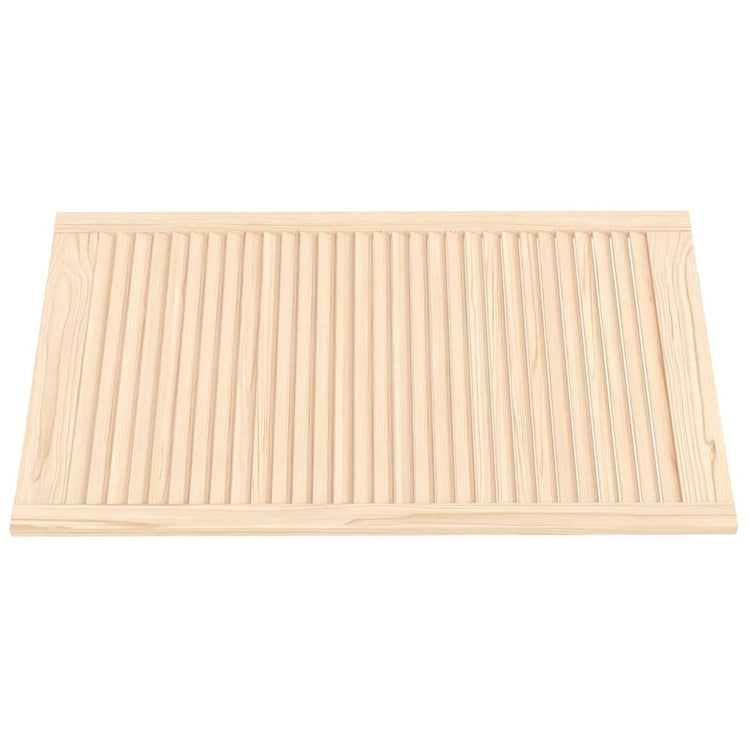 Portes d'armoires Vidaxl avec des lattes 2 pcs 99.3x59.4 cm Pine solide