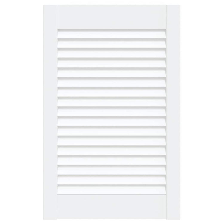 Porte d'armoire Vidaxl avec lattes 61,5x39.4 cm Pine solide blanc