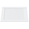 Portes d'armoires Vidaxl avec des lattes 2 pcs 61,5x39.4 cm Bois de pin blanc