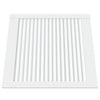 Portes d'armoires Vidaxl avec des lattes 2 pcs 61,5x59,4 cm Bois de pin blanc