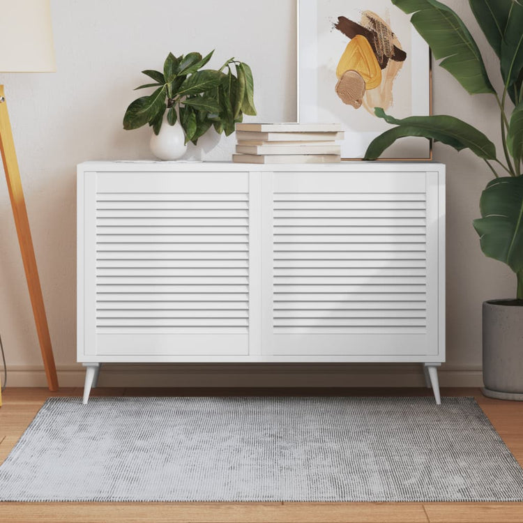 Portes d'armoires Vidaxl avec des lattes 2 pcs 61,5x59,4 cm Bois de pin blanc