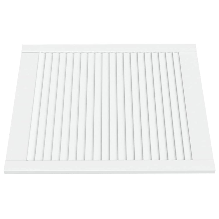 Portes d'armoires Vidaxl avec des lattes 4 pcs 69x59.4 cm Pine solide blanc