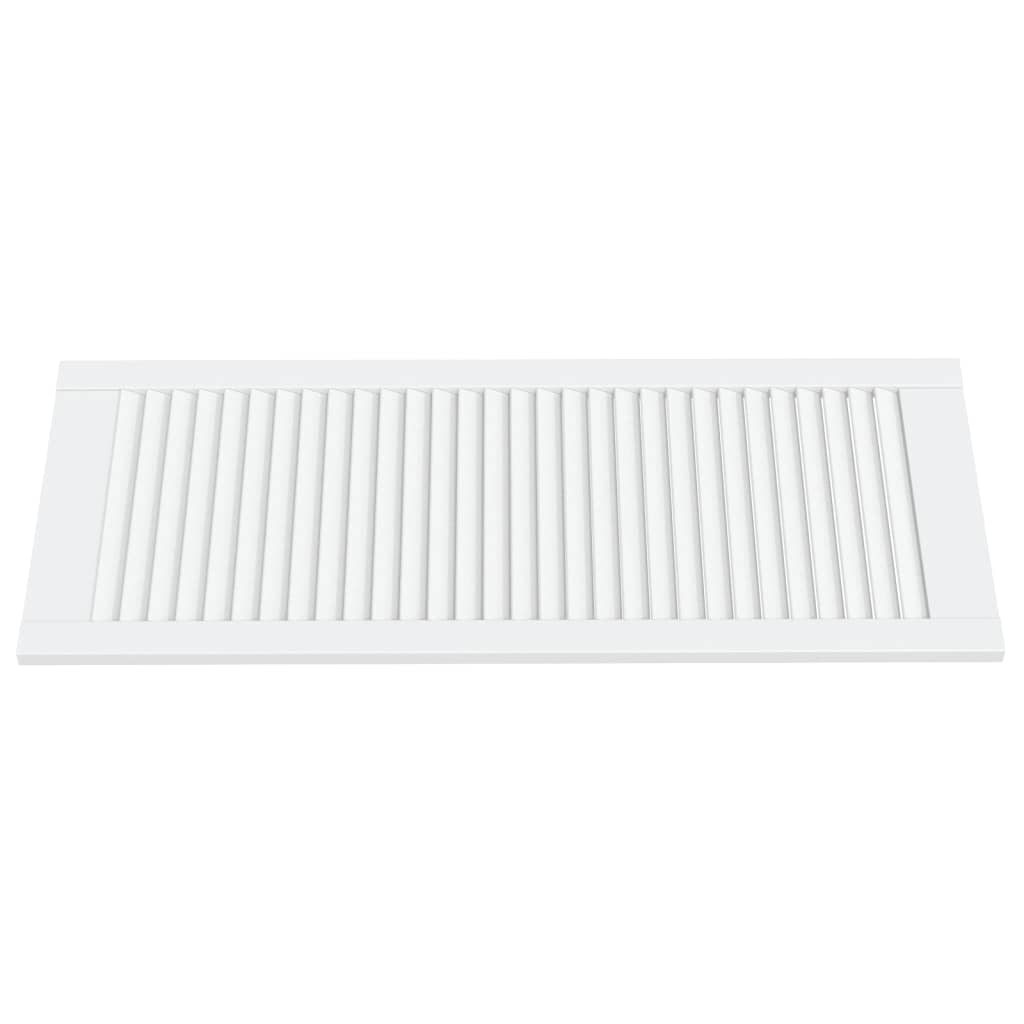 Portes d'armoires Vidaxl avec Slat 4 PC 99.3x39.4 cm Gwitrennenhout