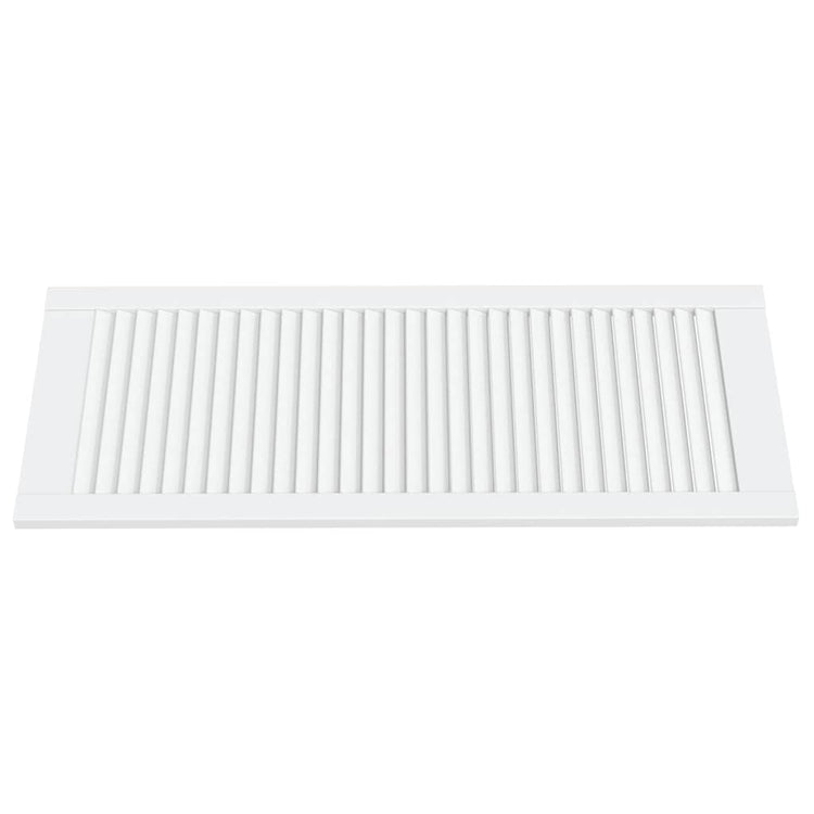 Portes d'armoires Vidaxl avec Slat 4 PC 99.3x39.4 cm Gwitrennenhout