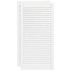 Portes d'armoires Vidaxl avec des lattes 2 pcs 99.3x49.4 cm Bois de pin blanc