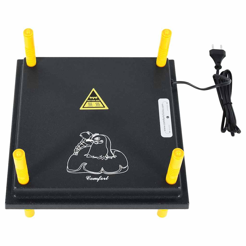 Plaque de chaleur vidaxl pour les poussins et les canards avec contrôleur de température