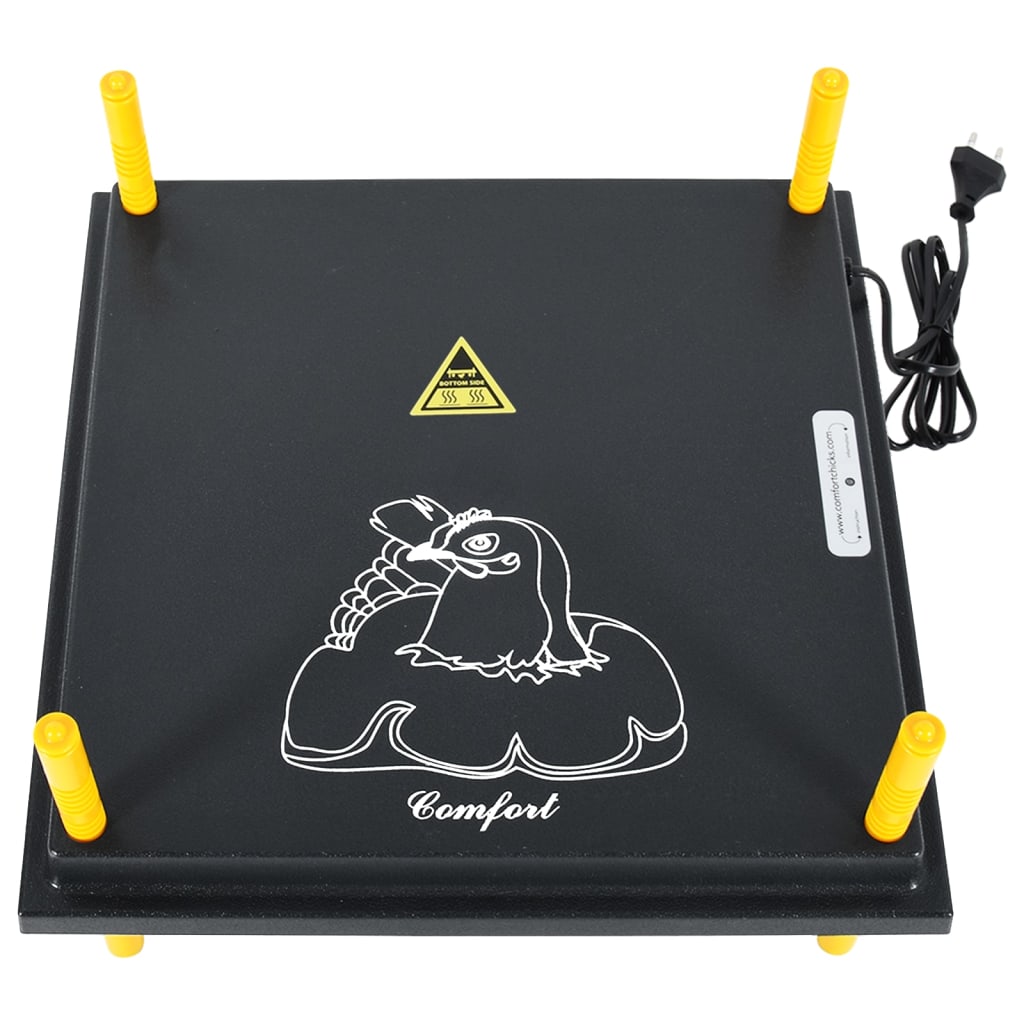 Plaque de chaleur vidaxl pour les poussins et les canards avec contrôleur de température