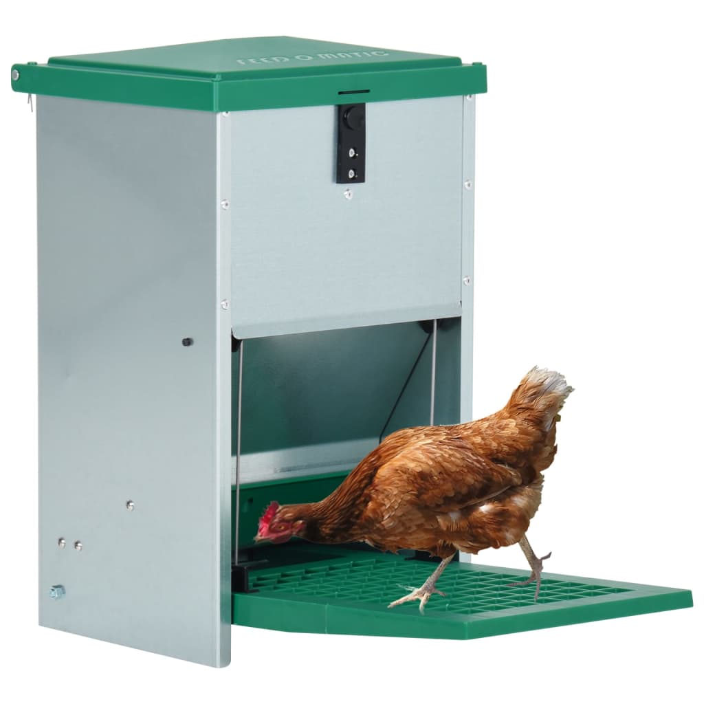 Vidaxl Alimentation de volaille bac automatique avec pédale 8 kg