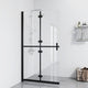 Vidaxl Walk-In Walking Mury Incoltableable 90x190 cm ESG-GLAS Transparent