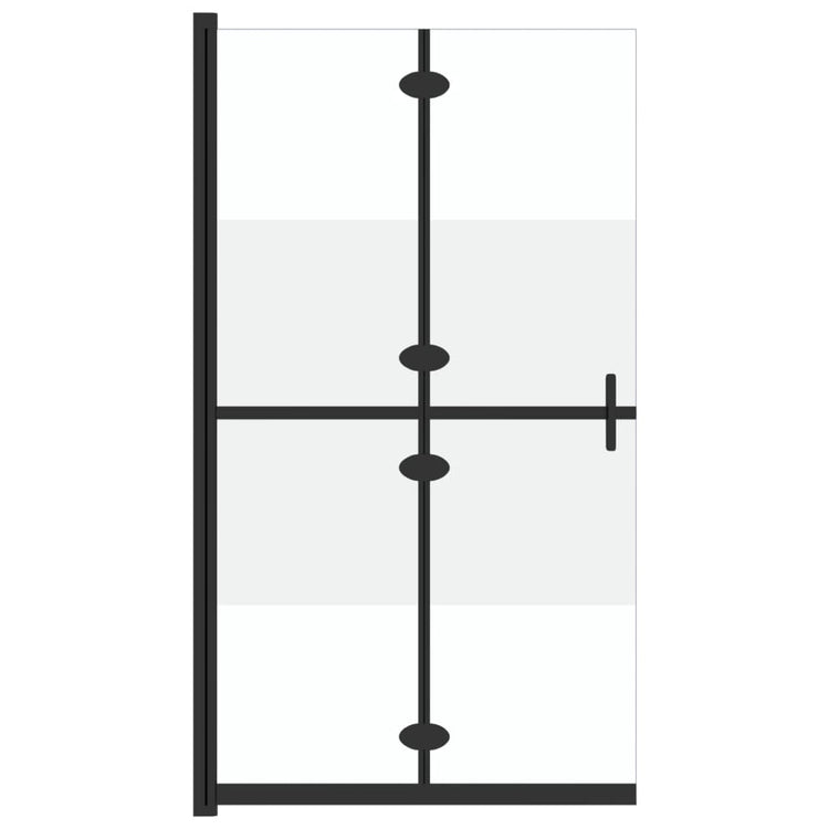 Vidaxl Walk-In Walk-In Walking Murnable 80x190 cm ESG-Glas Halfmat