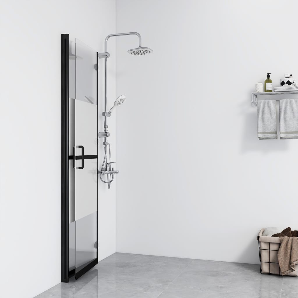 Vidaxl Walk-In Walking Mury Incoltableable 90x190 cm ESG-GLAS Halfmat