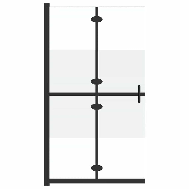 Vidaxl Walk-In Walk-In Walking Mury pliable 100x190 cm ESG-glas Halfmat
