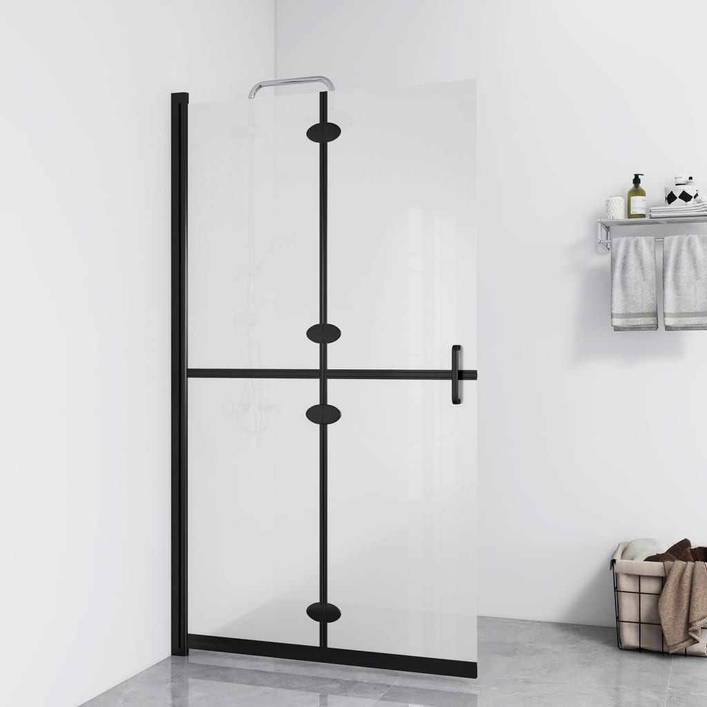 Vidaxl Walk-In Walk-In Walking Murnable 80x190 cm ESG-glas Mat
