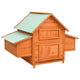 Vidaxl Chicken Coop 150x96x110 cm Pinwood solide