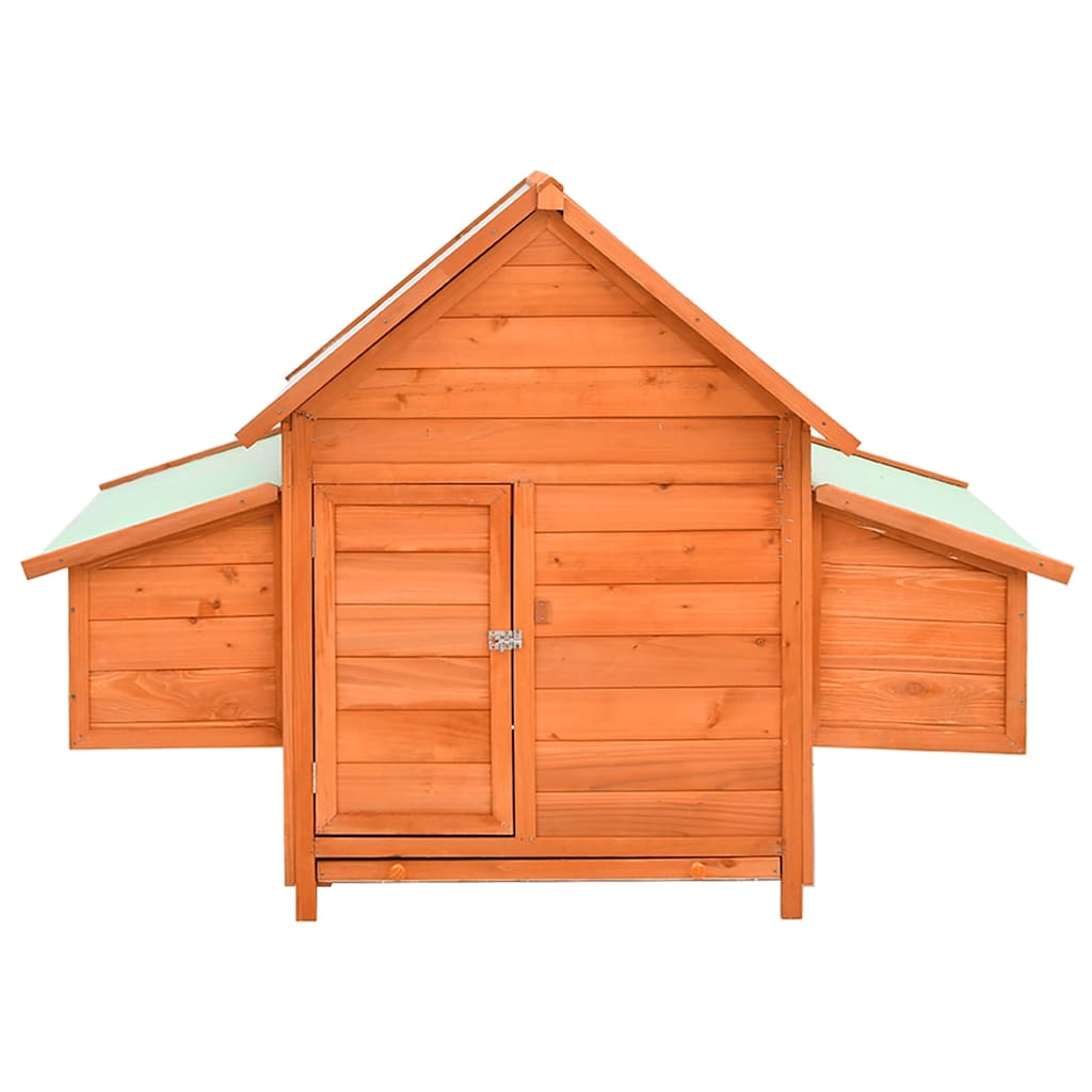 Vidaxl Chicken Coop 150x96x110 cm Pinwood solide