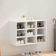 Vidaxx armoire à chaussures avec étagère blanc 77,5 x 30 x 51 cm bois d'ingénierie
