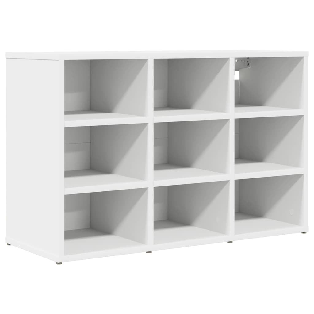 Vidaxx armoire à chaussures avec étagère blanc 77,5 x 30 x 51 cm bois d'ingénierie