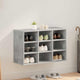 Vidaxl meuble à chaussures gris béton 77,5 x 30 x 51 cm bois d'ingénierie