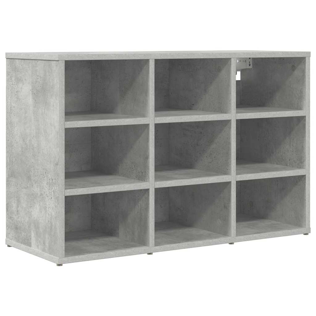 Vidaxl meuble à chaussures gris béton 77,5 x 30 x 51 cm bois d'ingénierie