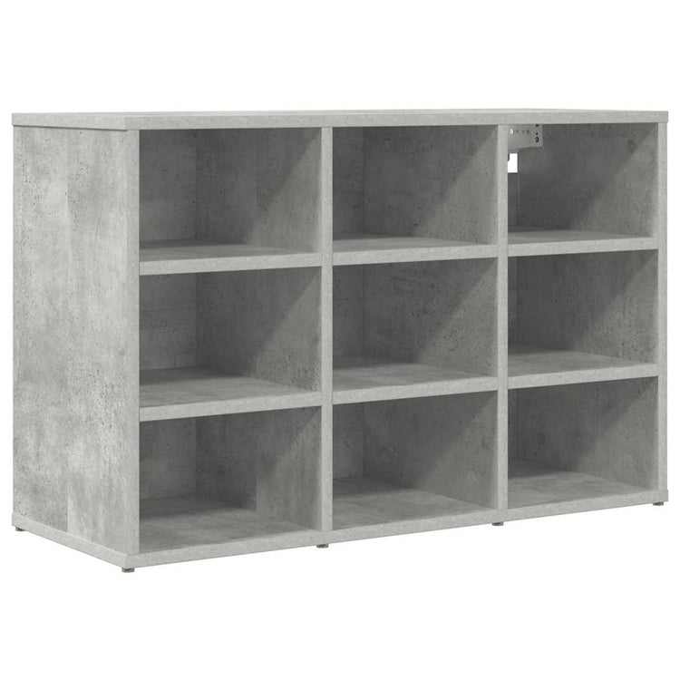 Vidaxl meuble à chaussures gris béton 77,5 x 30 x 51 cm bois d'ingénierie