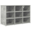 Vidaxl meuble à chaussures gris béton 77,5 x 30 x 51 cm bois d'ingénierie