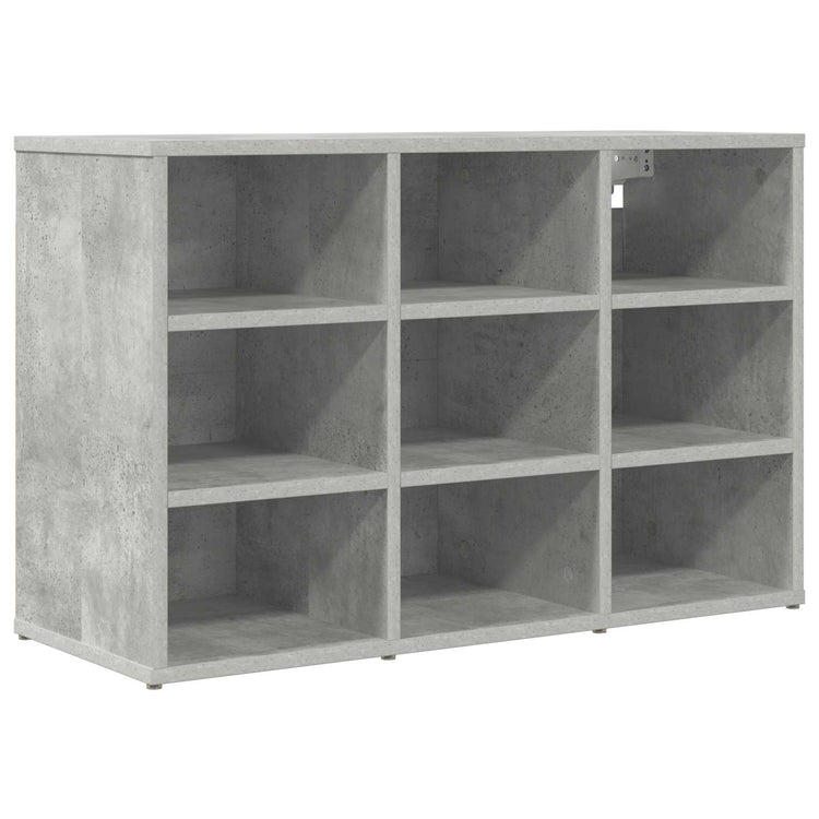 Vidaxl meuble à chaussures gris béton 77,5 x 30 x 51 cm bois d'ingénierie