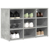 Vidaxl meuble à chaussures gris béton 77,5 x 30 x 51 cm bois d'ingénierie
