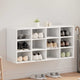 VidaXL armoire à chaussures avec étagère blanc 103 x 30 x 51 cm bois d'ingénierie