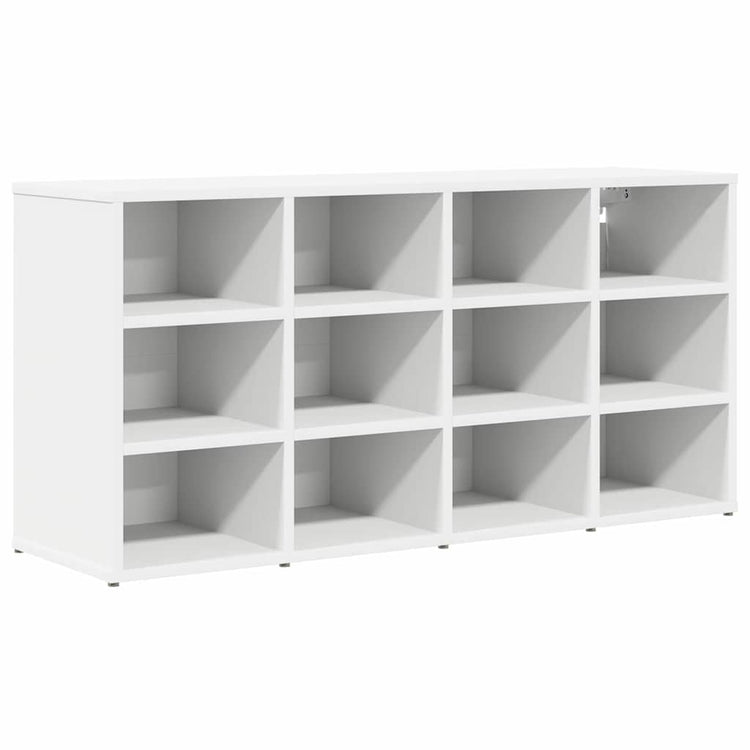 VidaXL armoire à chaussures avec étagère blanc 103 x 30 x 51 cm bois d'ingénierie