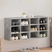 Vidaxl armoire à chaussures avec étagère gris béton 103 x 30 x 51 cm bois d'ingénierie - afbeelding 1