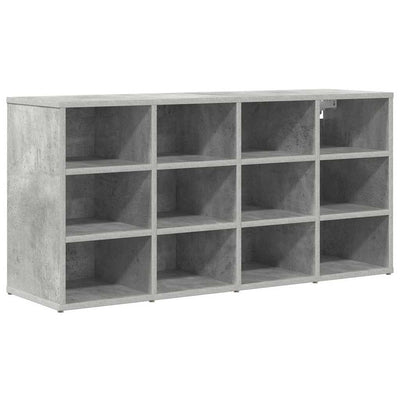 Vidaxl armoire à chaussures avec étagère gris béton 103 x 30 x 51 cm bois d'ingénierie