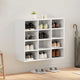 Vidaxx armoire à chaussures avec étagère blanc 77,5 x 30 x 67 cm bois d'ingénierie