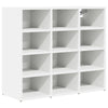 Vidaxx armoire à chaussures avec étagère blanc 77,5 x 30 x 67 cm bois d'ingénierie